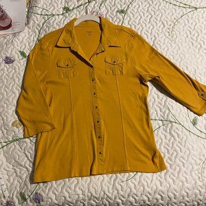 Women's Style & Co button up top